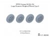 E.T. Model P35-108 WWII German Sd.Kfz.234 Large Diameter Weighted Wheels Type.8 1/35
